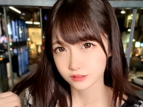 【清楚系×素人】見た目は清楚な黒髪美少女！えっろいフェチチオからの最後は可愛いお顔に射精したったｗｗ