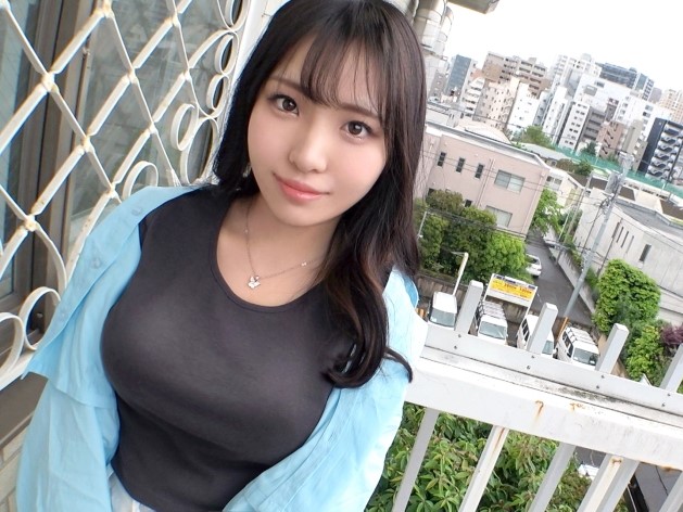 【JDの初ハメ撮り体験】 美少女の巨乳が揺れまくる！ 初めての撮影で感じちゃうウブな反応がエロすぎ♡