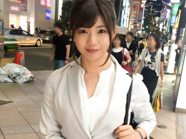 【ナンパされたOLの秘密】清楚なOLが隠すエロい本性！ ホテルで巨乳を揉まれ、ピンクのあそこをぐちょぐちょに♡