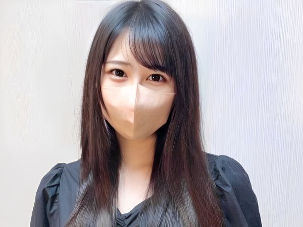 【高身長清純派の隠れエロ】『顔はダメ…』マスク越しのカワイイ顔とスレンダーボディのギャップに悶絶！ハメ撮りで本気の喘ぎ声を漏らす素人女子の裏の顔！♡