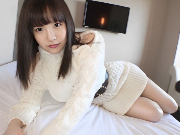 【初撮り！童顔美女の恥じらいAVデビュー】『見ないで…』26歳とは思えないロリ顔娘が、無毛処理のボーボーマ●コを接写され、恥ずかしがりながらも濡れちゃう！！