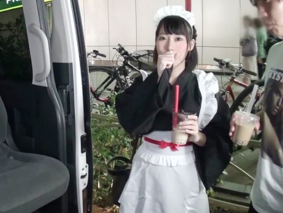 【メイド喫茶の天使に生挿入】アイドル顔負けの激カワメイドが、生チ○ポで敏感ボディを開発されちゃう!!即イキ絶頂の連続で、子宮にドクドク注がれる♥