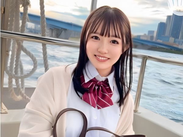【制服美少女とイチャラブ生ハメ】『もっと奥まで…』可愛すぎるJKが彼氏とラブラブSEX♡突かれるたびに感じまくり、マンコはビショビショで絶頂連発！制服姿とエッチなギャップがたまらない！