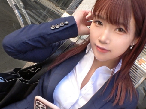 【スーツ姿のOLがオフィスで大胆プレイ】『ダメ…感じちゃう…』パンスト美脚の敏感マ●コを激しく刺激され、びしゃびしゃ大洪水！激ピストンで腟内かき回され、理性崩壊の絶頂アクメ！♡